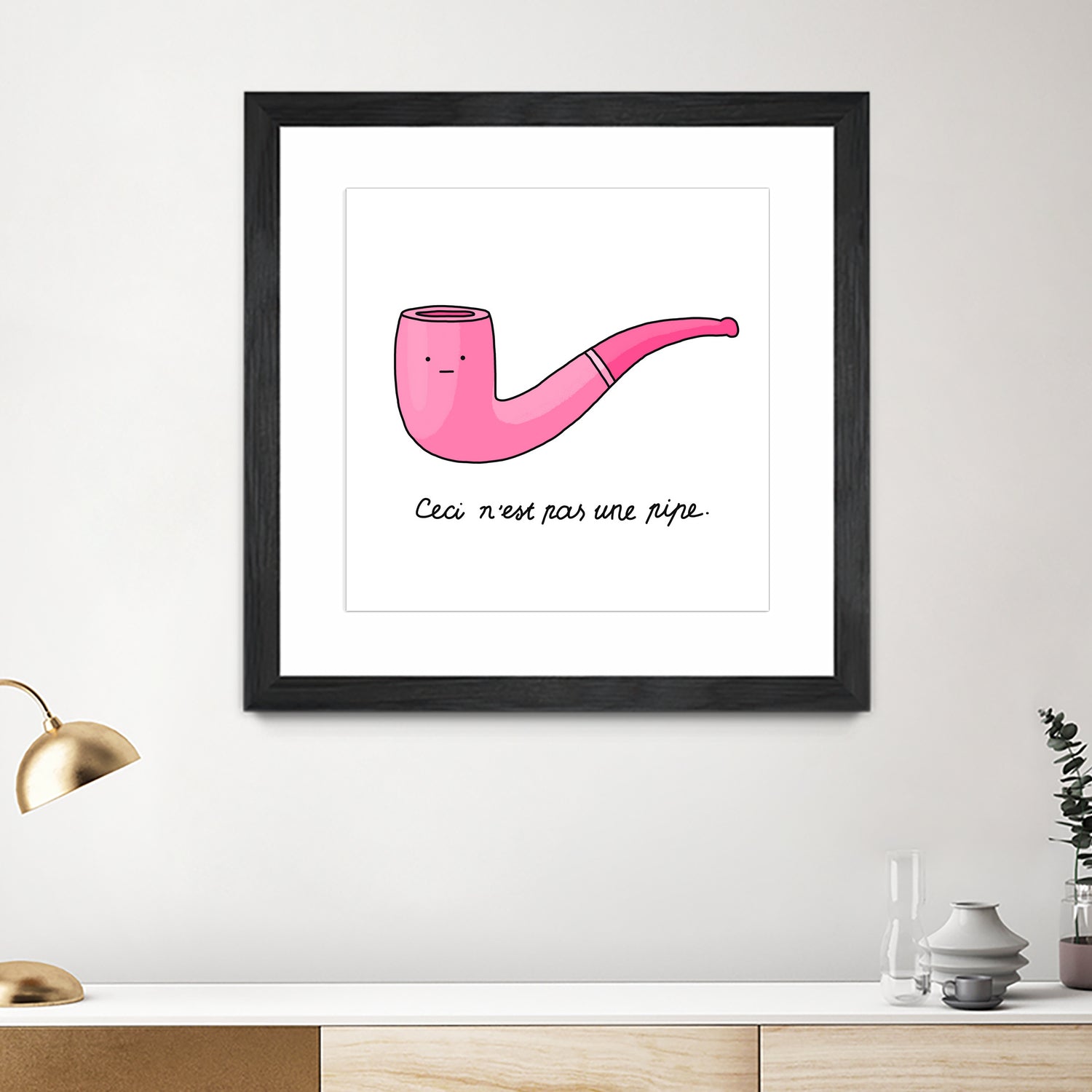 Pipe by Idil Keysan on GIANT ART - pink digital drawing