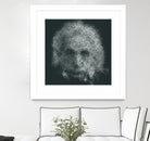 Pro 55. Albert Einstein 21st Century by Mix Wu on GIANT ART - green processing/programming