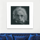 Pro 55. Albert Einstein 21st Century by Mix Wu on GIANT ART - green processing/programming