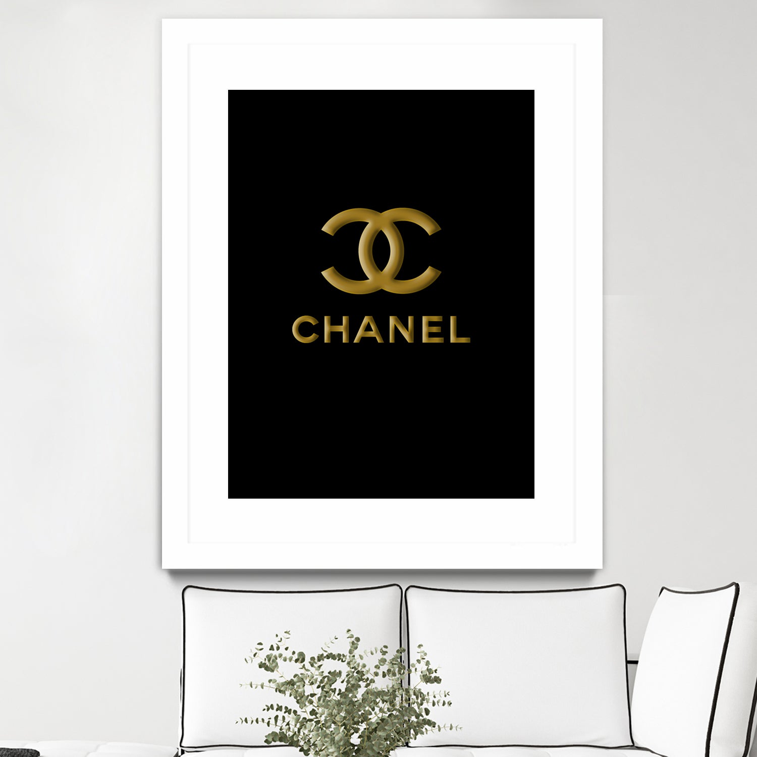 Chanel by miguel angel romero franco on GIANT ART - black digital drawing