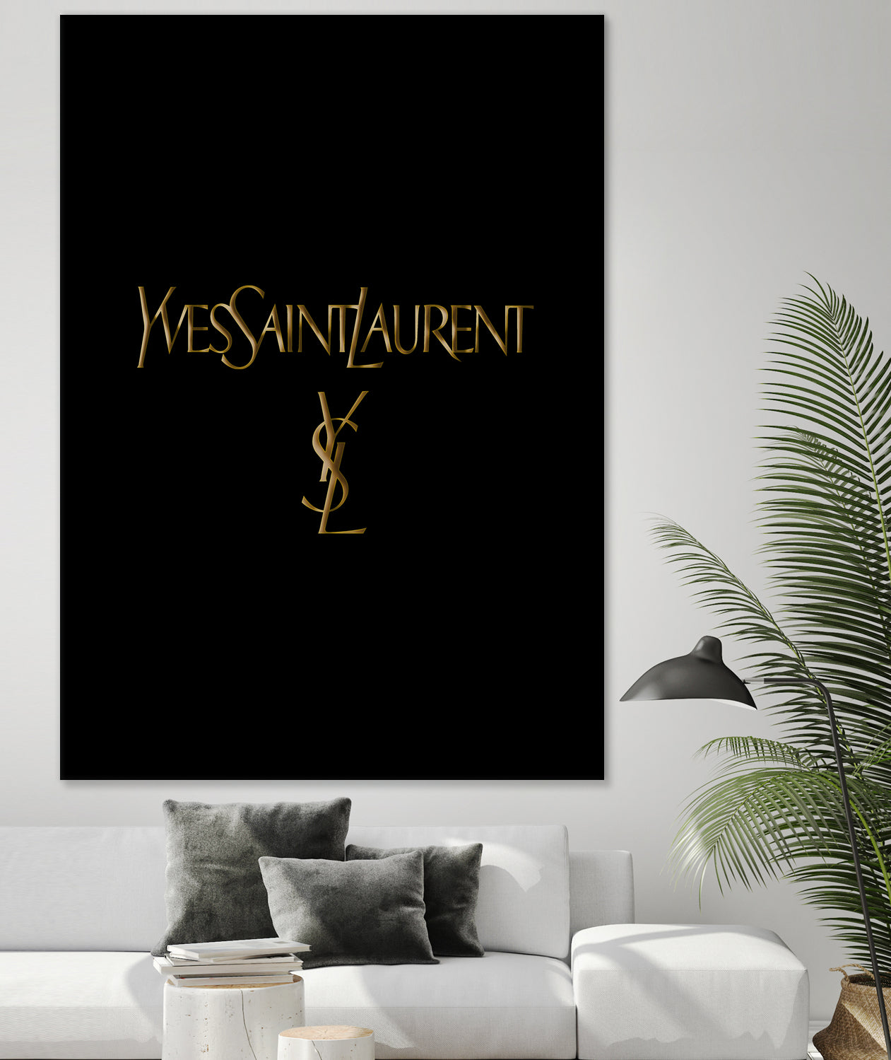 yves saint laurent by miguel angel romero franco on GIANT ART - black digital drawing