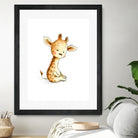 Giraffe by Anna Abramska on GIANT ART - yellow digital painting