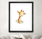 Giraffe by Anna Abramska on GIANT ART - yellow digital painting