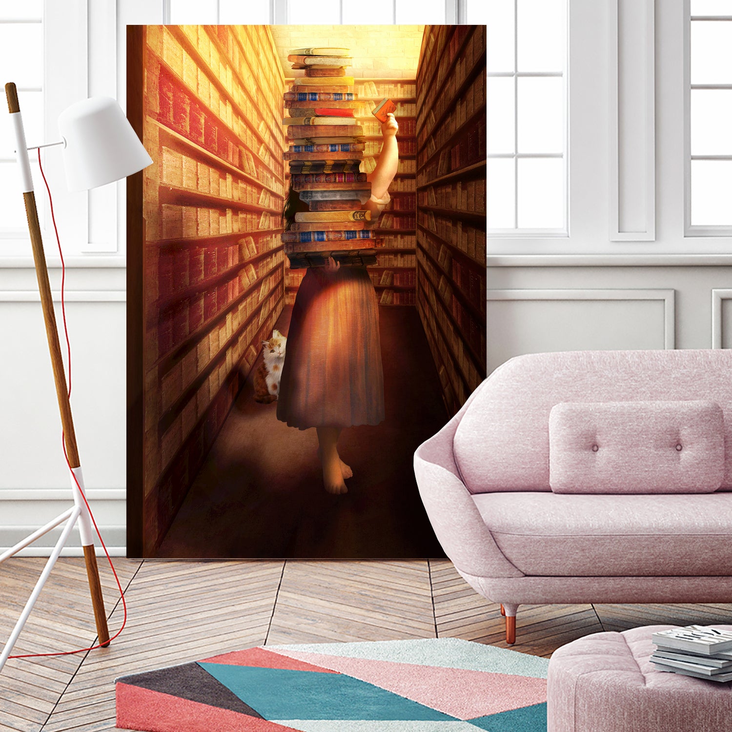 Book Collector by Diogo Veríssimo on GIANT ART - brown photo manipulation