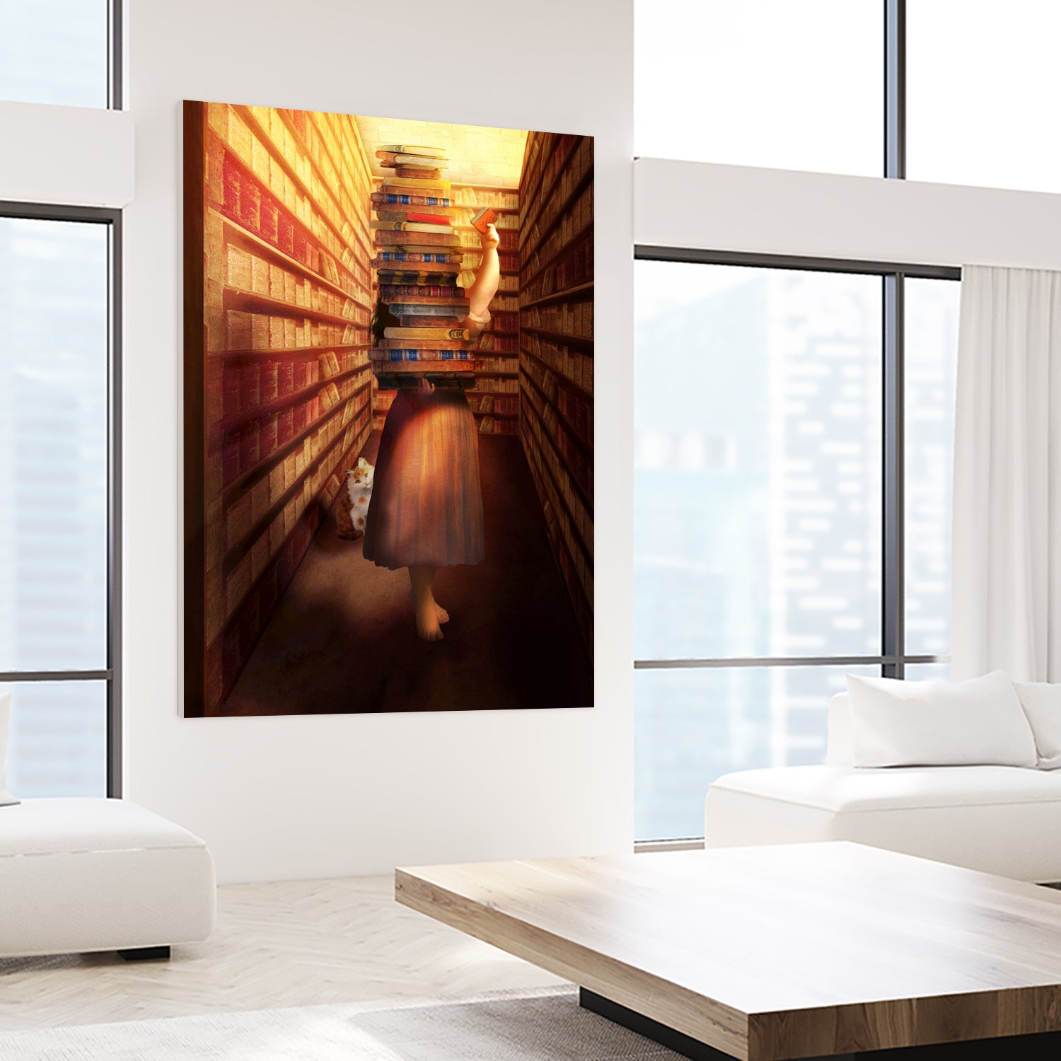 Book Collector by Diogo Veríssimo on GIANT ART - brown photo manipulation