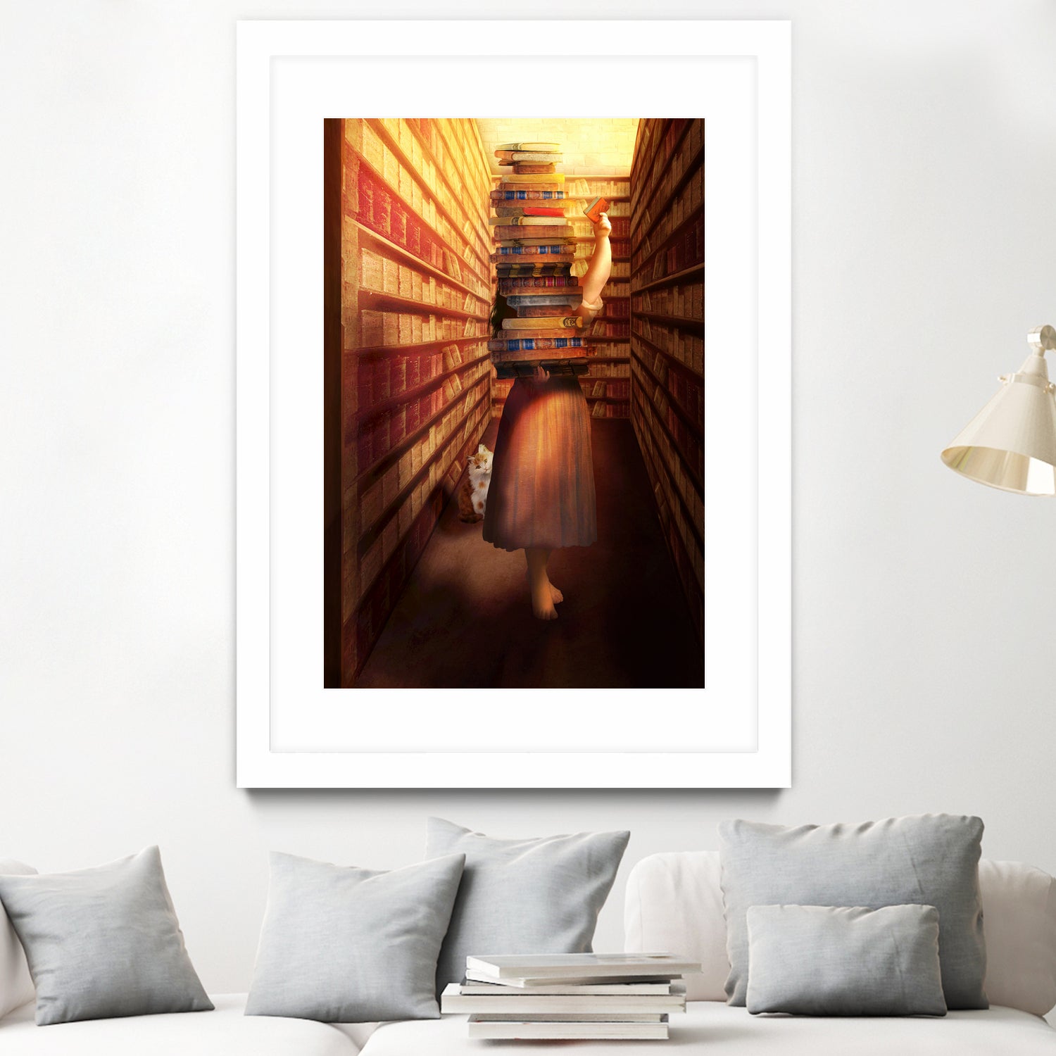 Book Collector by Diogo Veríssimo on GIANT ART - brown photo manipulation