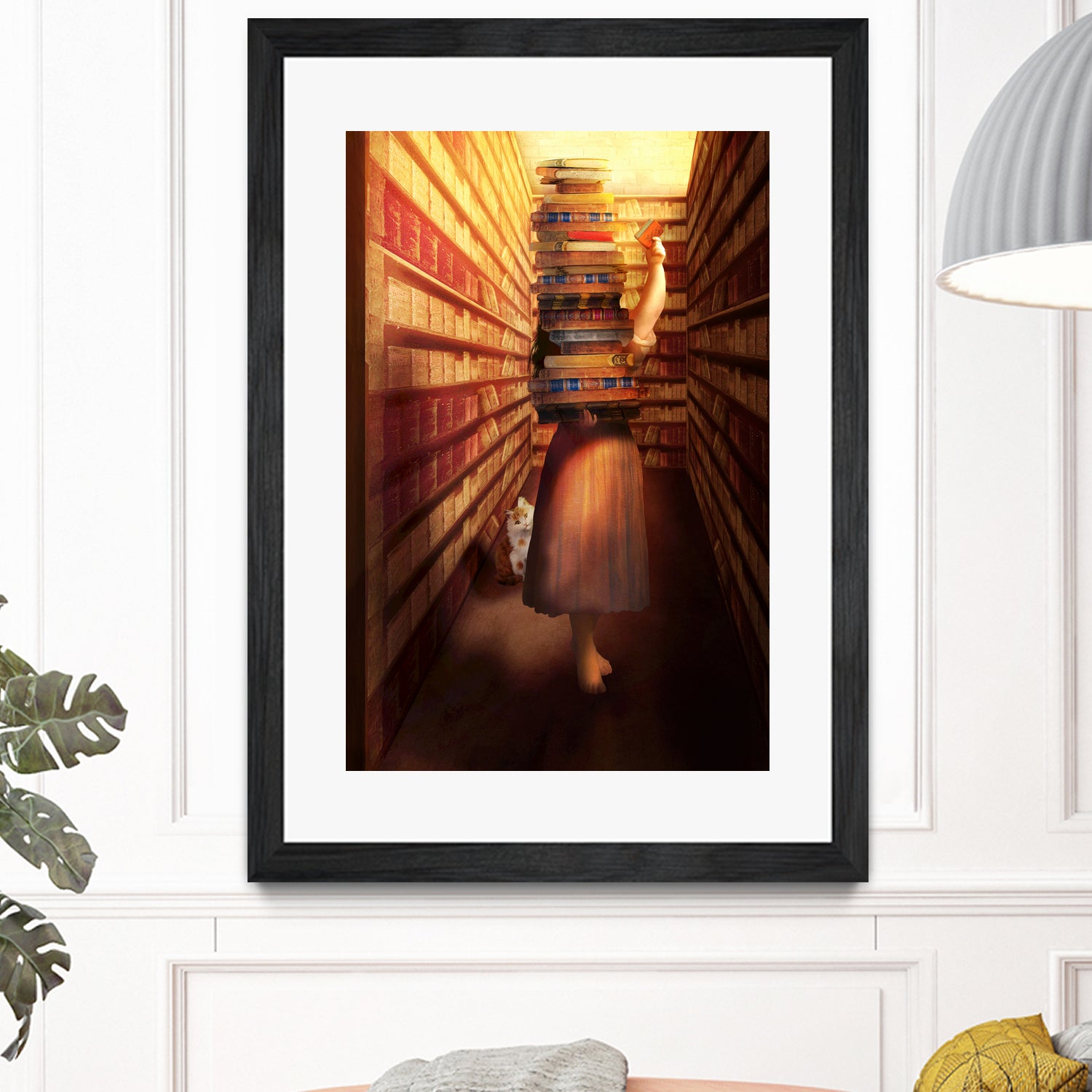 Book Collector by Diogo Veríssimo on GIANT ART - brown photo manipulation