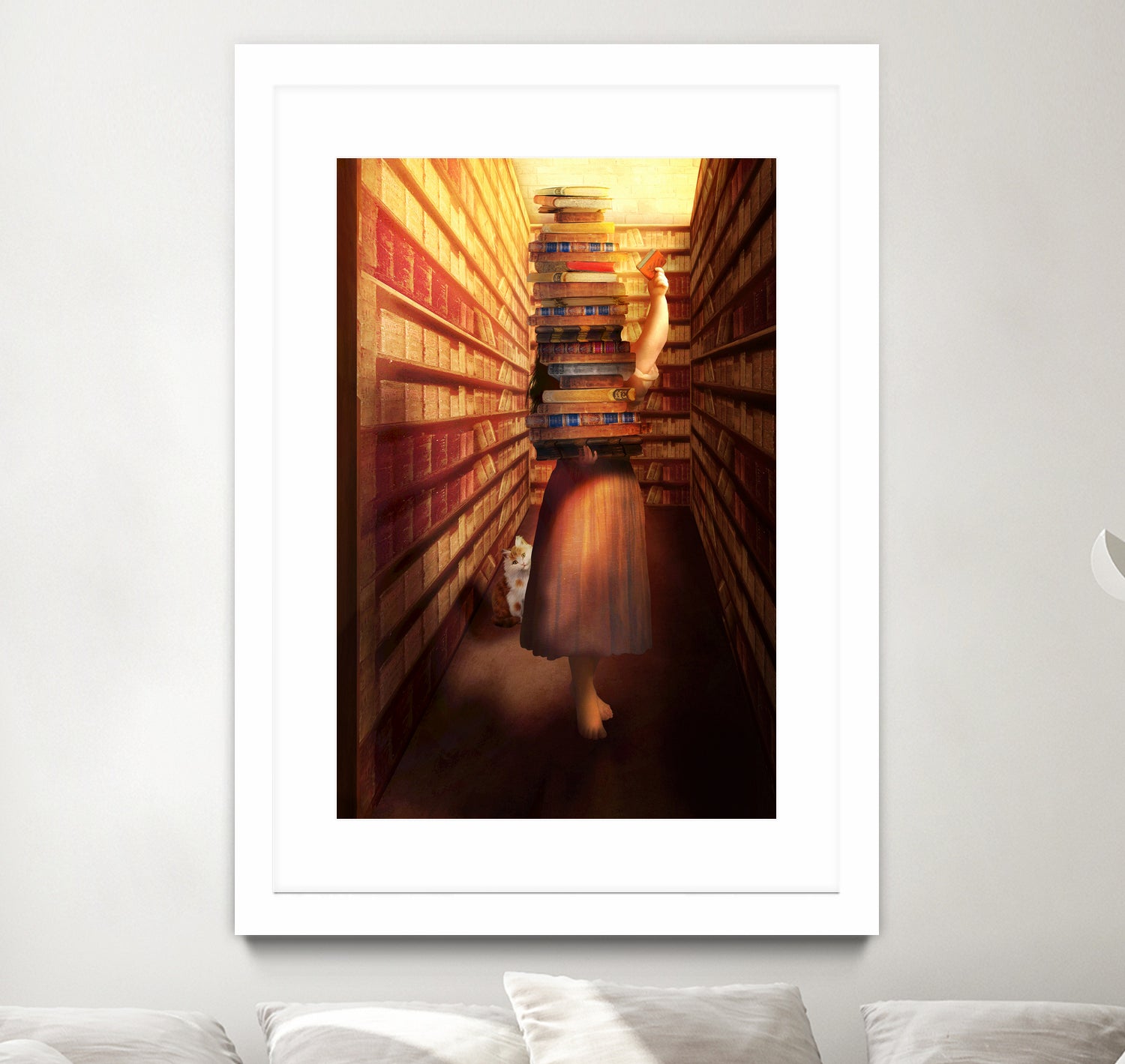 Book Collector by Diogo Veríssimo on GIANT ART - brown photo manipulation