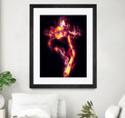 Fire of Aang by syarif syarif on GIANT ART - gray photo illustration