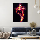 Fire of Aang by syarif syarif on GIANT ART - gray photo illustration