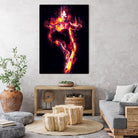 Fire of Aang by syarif syarif on GIANT ART - gray photo illustration