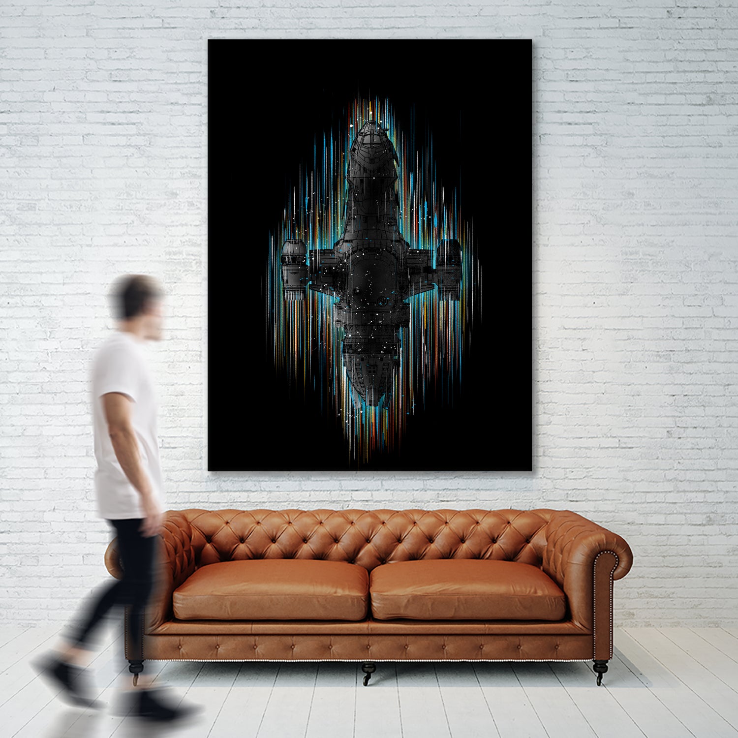 neon shiny by frederic levy-hadida on GIANT ART - black digital drawing