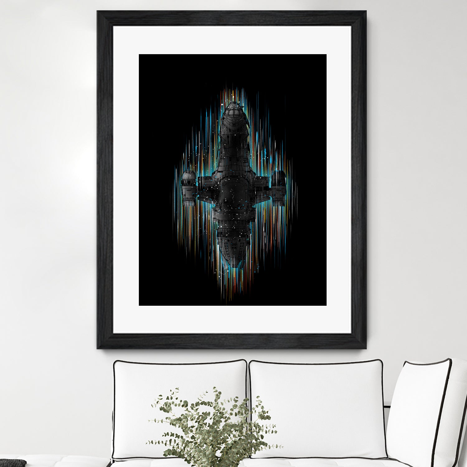 neon shiny by frederic levy-hadida on GIANT ART - black digital drawing