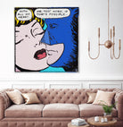 Super Hero Romance by TULIO ALMEIDA on GIANT ART - blue digital drawing