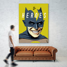 Heroes by Bily Mariano da Luz on GIANT ART - yellow digital painting