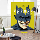 Heroes by Bily Mariano da Luz on GIANT ART - yellow digital painting