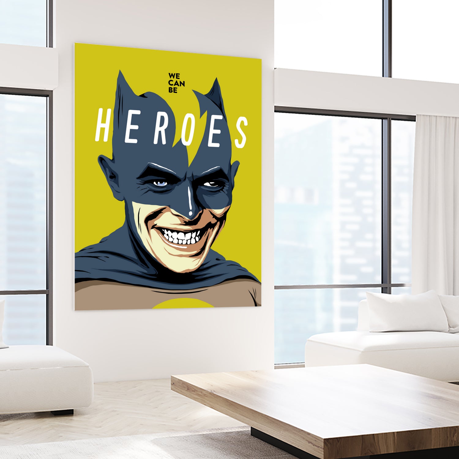 Heroes by Bily Mariano da Luz on GIANT ART - yellow digital painting