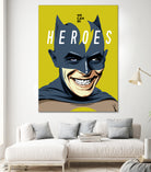 Heroes by Bily Mariano da Luz on GIANT ART - yellow digital painting