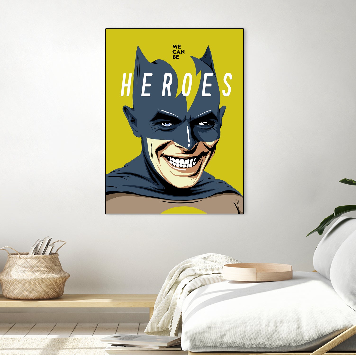 Heroes by Bily Mariano da Luz on GIANT ART - yellow digital painting