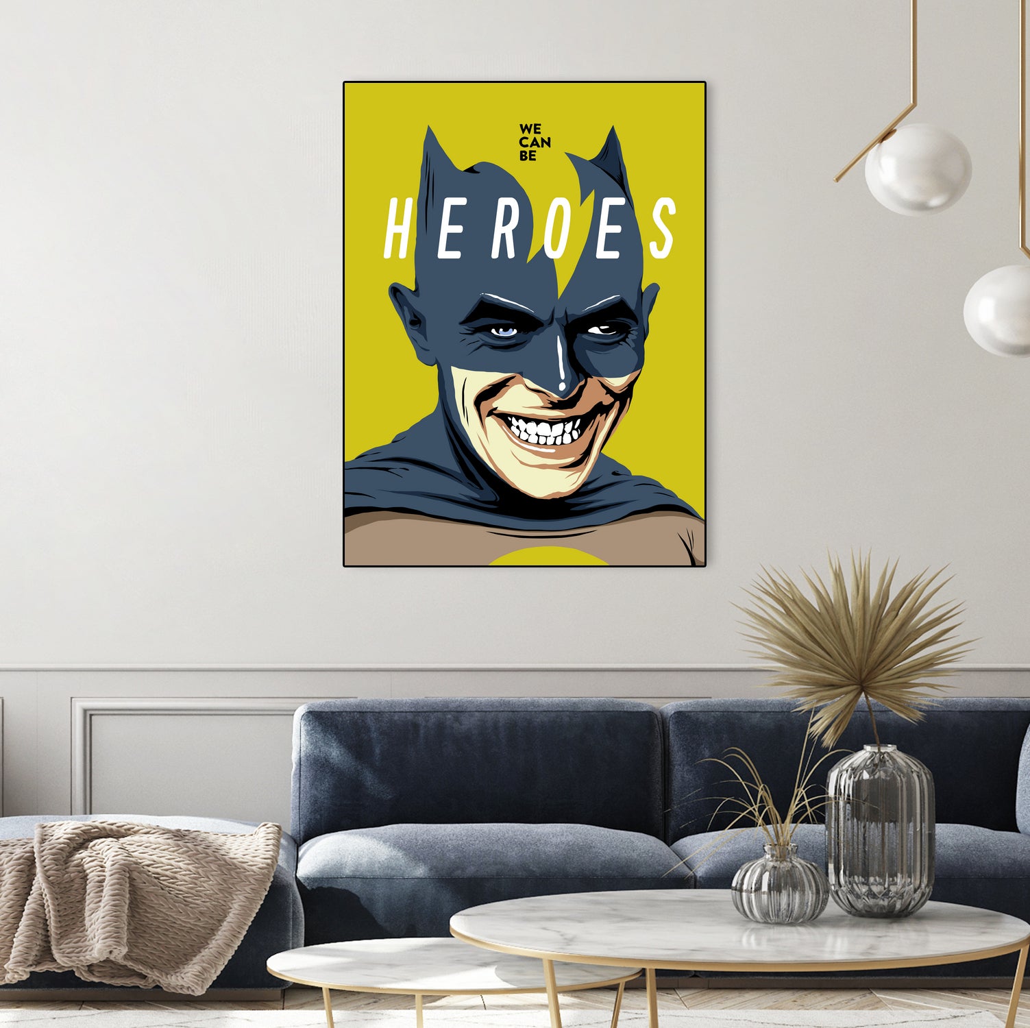 Heroes by Bily Mariano da Luz on GIANT ART - yellow digital painting