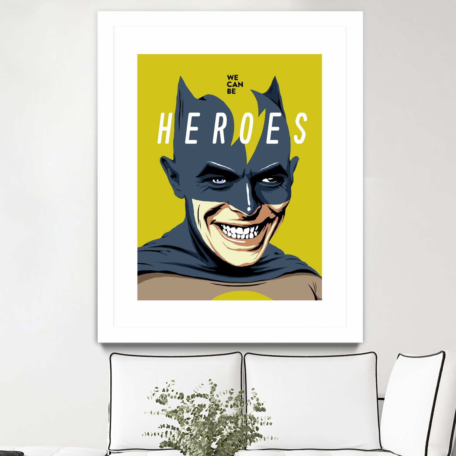 Heroes by Bily Mariano da Luz on GIANT ART - yellow digital painting