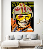 Space Oddity by Bily Mariano da Luz on GIANT ART - orange digital drawing