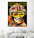 Space Oddity by Bily Mariano da Luz on GIANT ART - orange digital drawing