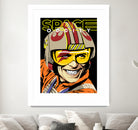 Space Oddity by Bily Mariano da Luz on GIANT ART - orange digital drawing