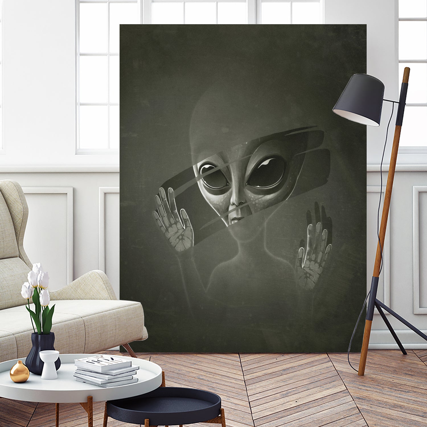 Alien by Lukáš Brežák on GIANT ART - black digital painting