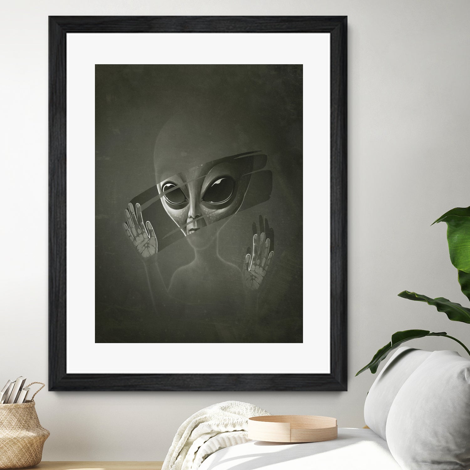 Alien by Lukáš Brežák on GIANT ART - black digital painting