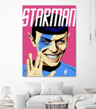 Starman by Bily Mariano da Luz on GIANT ART - pink digital painting