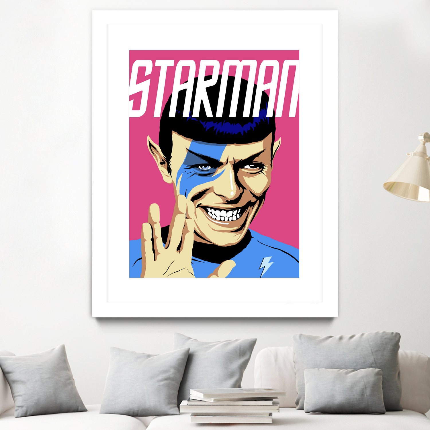 Starman by Bily Mariano da Luz on GIANT ART - pink digital painting