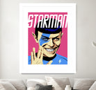 Starman by Bily Mariano da Luz on GIANT ART - pink digital painting