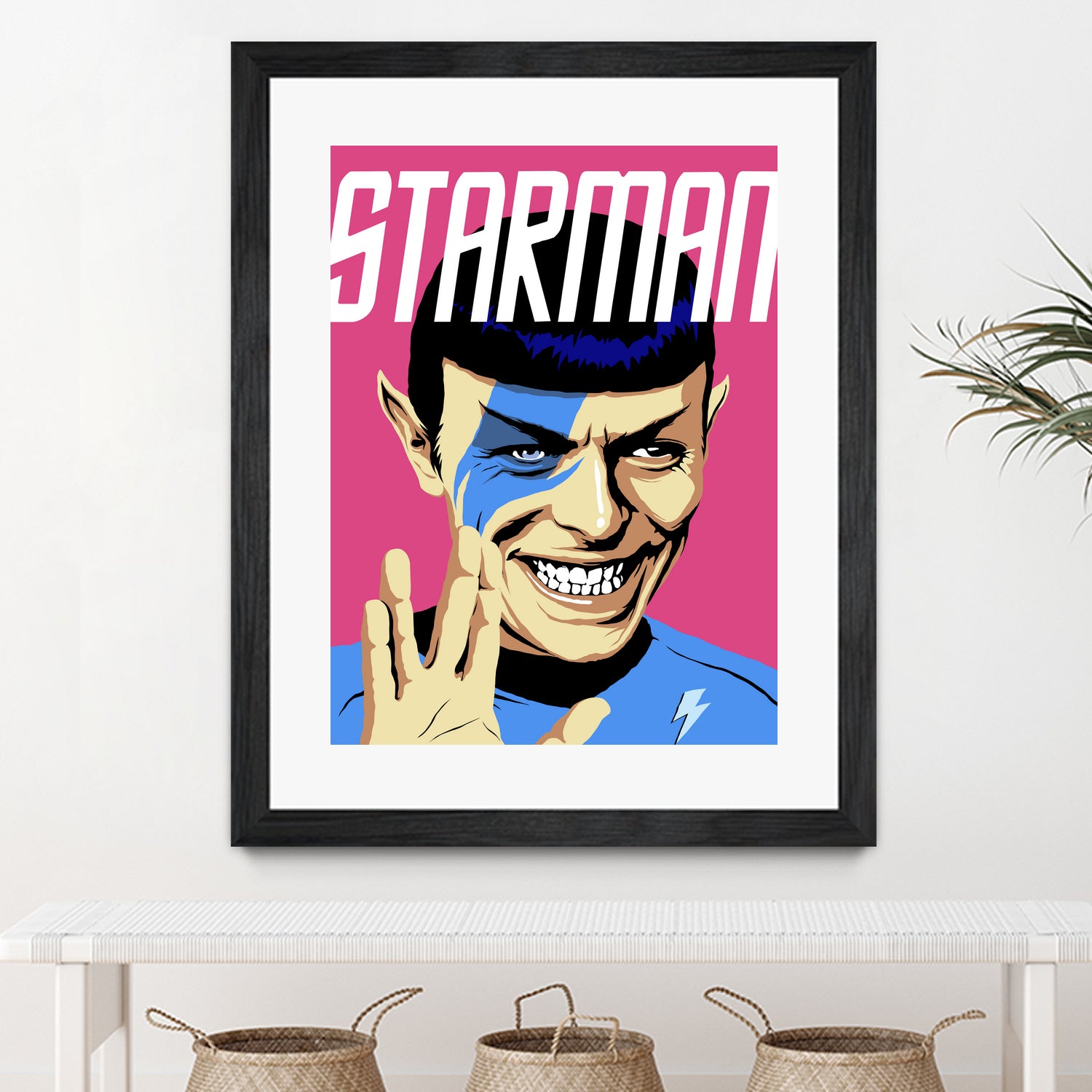 Starman by Bily Mariano da Luz on GIANT ART - pink digital painting