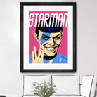 Starman by Bily Mariano da Luz on GIANT ART - pink digital painting