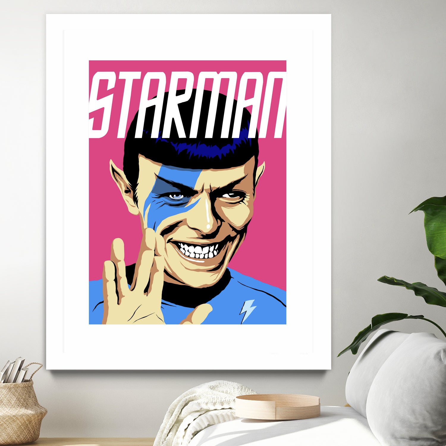 Starman by Bily Mariano da Luz on GIANT ART - pink digital painting