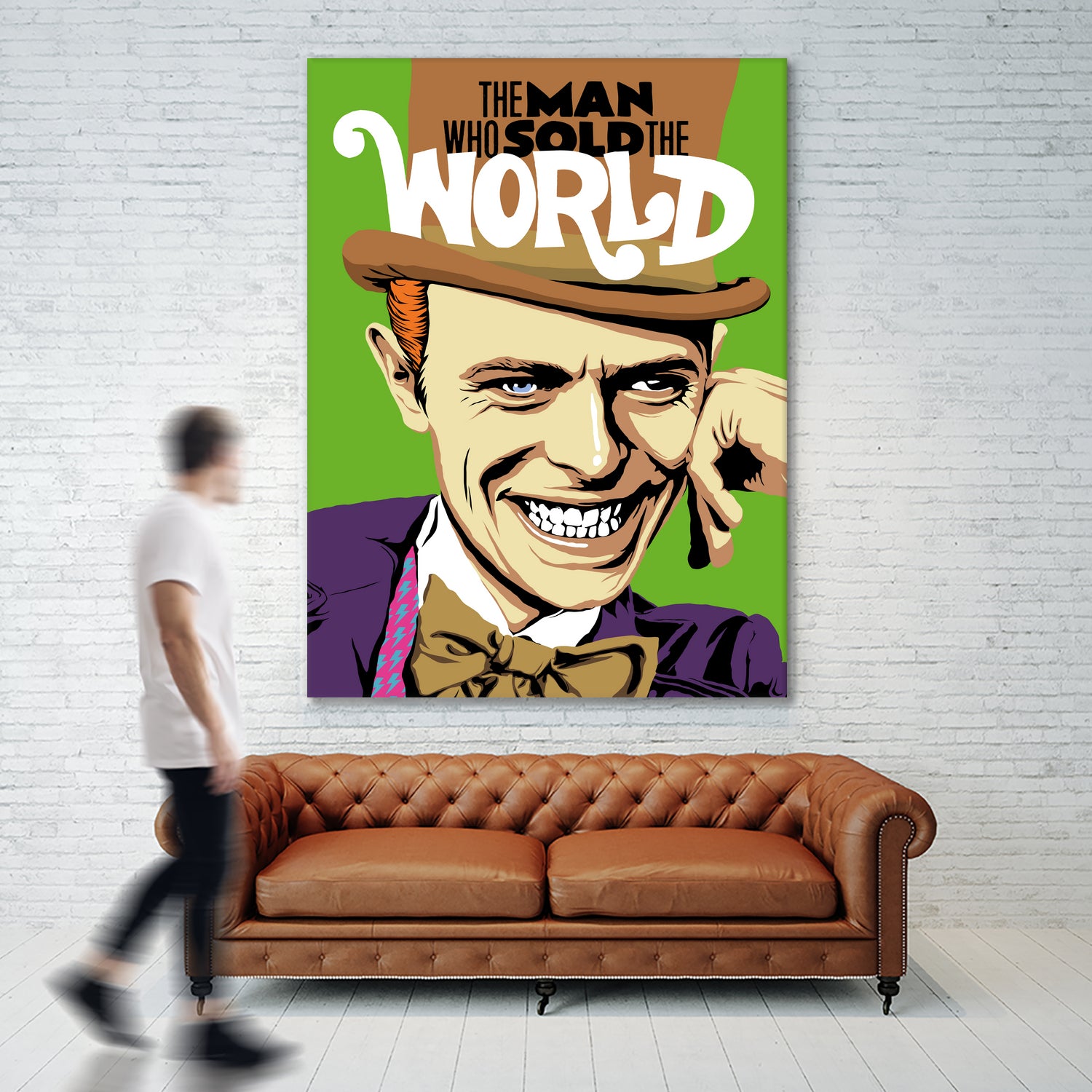 The Man Who Sold The World by Bily Mariano da Luz on GIANT ART - green digital painting