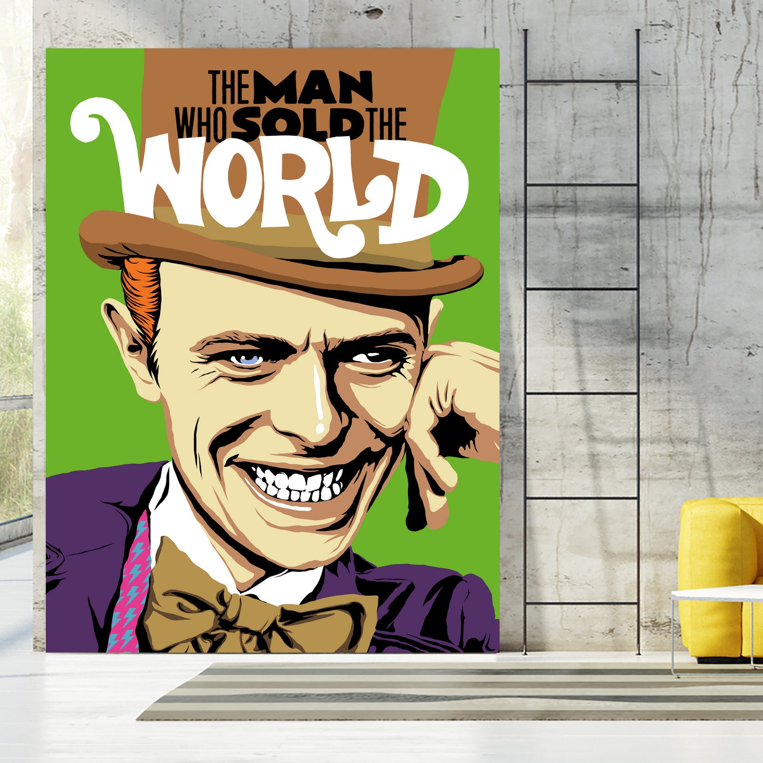 The Man Who Sold The World by Bily Mariano da Luz on GIANT ART - green digital painting