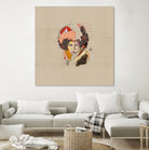 Minnie Riperton - Soul Sista by Carlos Quiterio on GIANT ART - brown digital painting