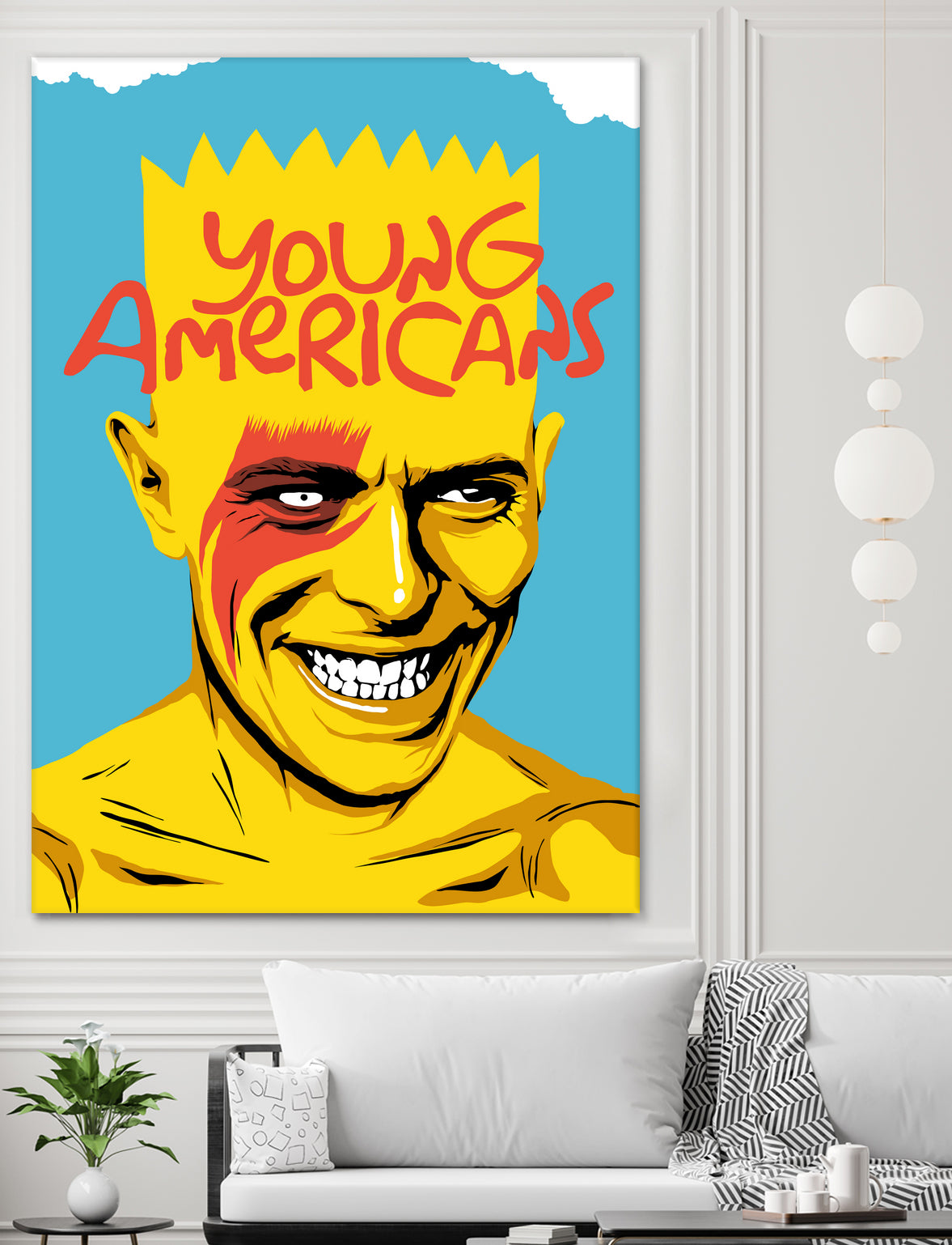 Young Americans by Bily Mariano da Luz on GIANT ART - blue digital drawing