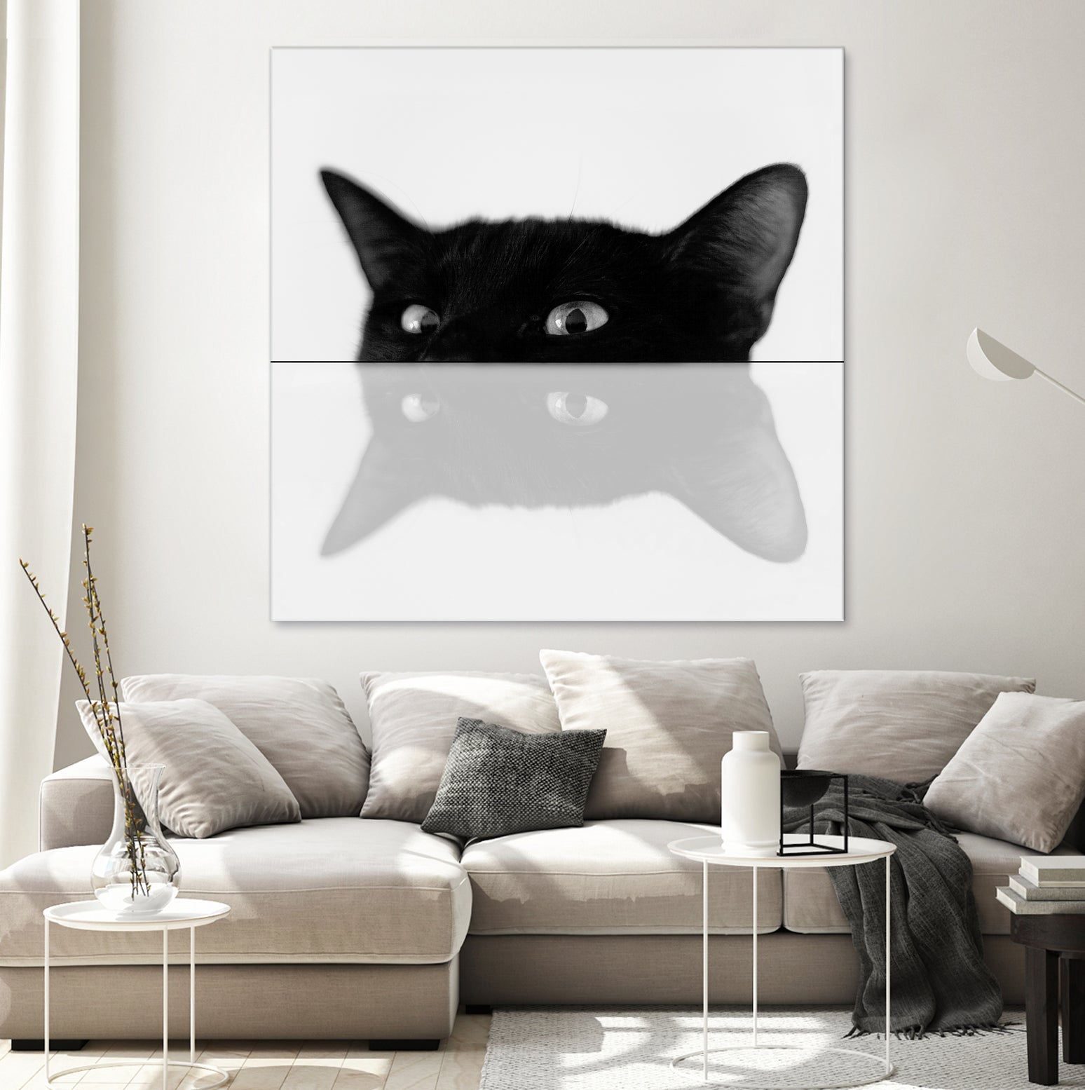 Cat by Tsvetelina Yurukova on GIANT ART - black photo illustration