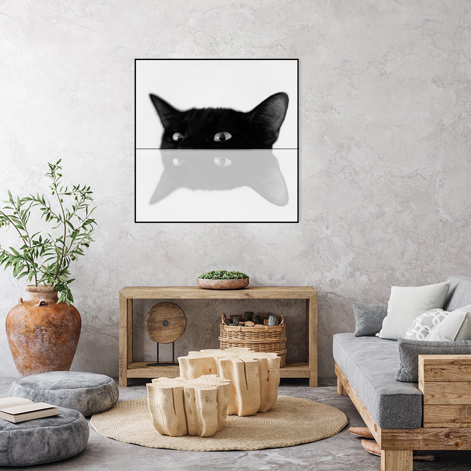 Cat by Tsvetelina Yurukova on GIANT ART - black photo illustration