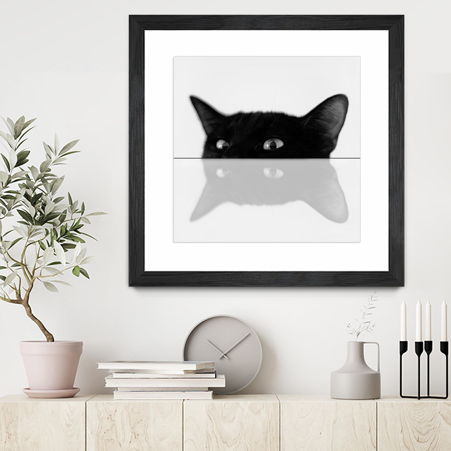 Cat by Tsvetelina Yurukova on GIANT ART - black photo illustration