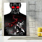 Daredevil vs Kingpin by Paola Morpheus on GIANT ART - red digital painting