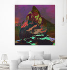 Coloria by Jamison Gish on GIANT ART - fuchsia digital painting