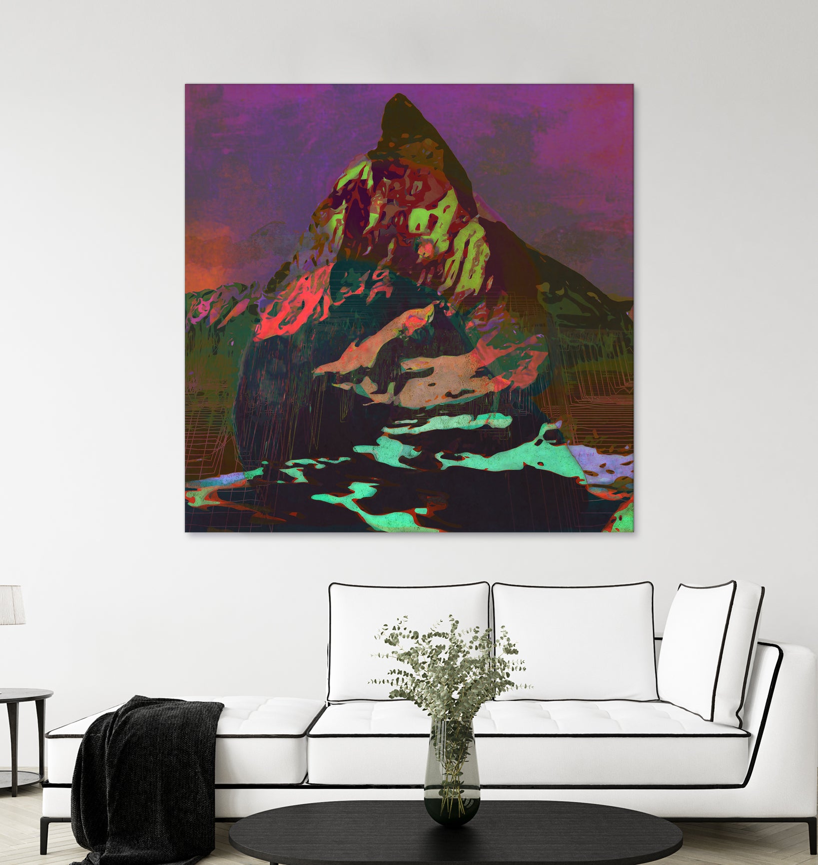 Coloria by Jamison Gish on GIANT ART - fuchsia digital painting