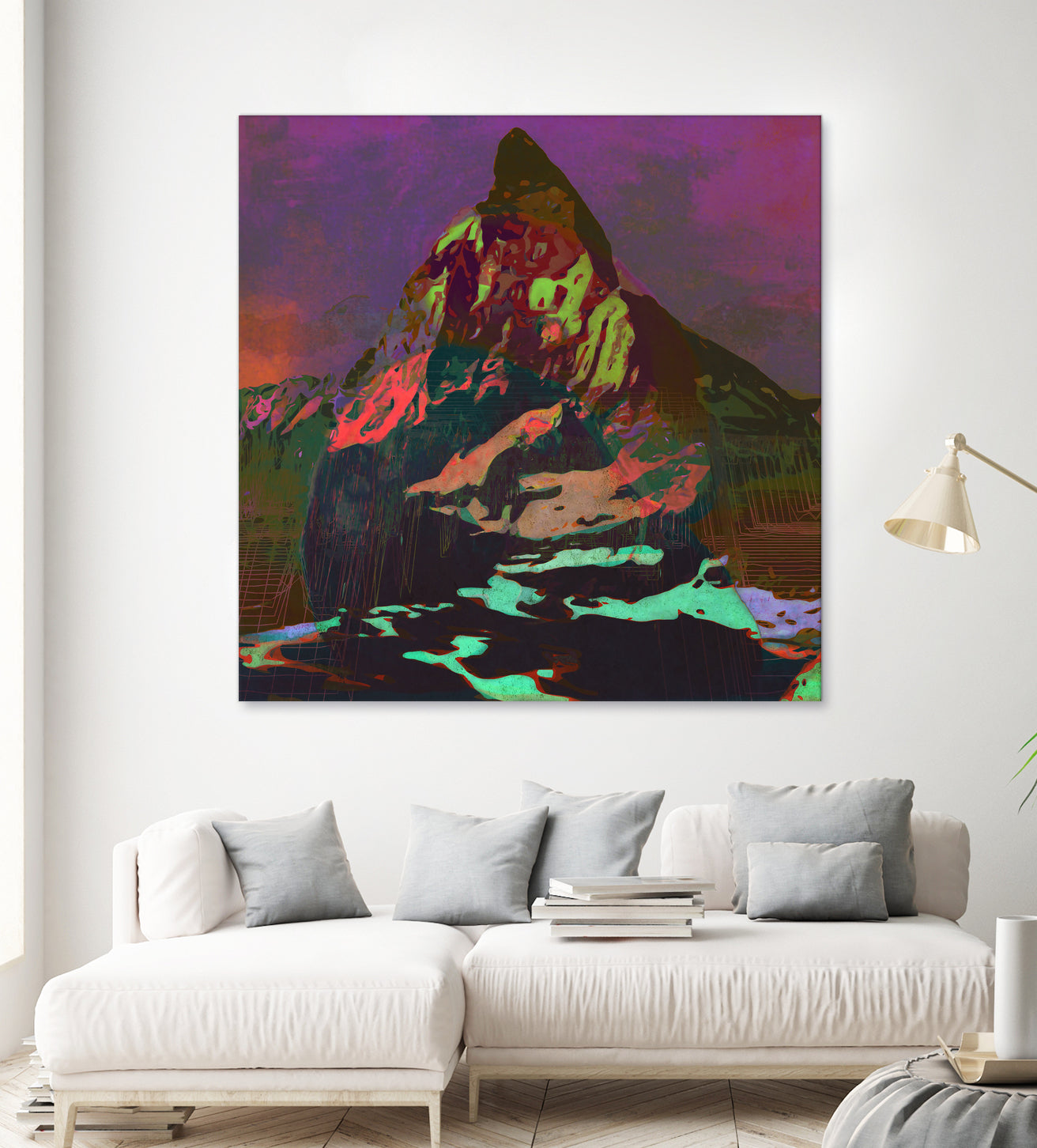 Coloria by Jamison Gish on GIANT ART - fuchsia digital painting