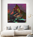 Coloria by Jamison Gish on GIANT ART - fuchsia digital painting