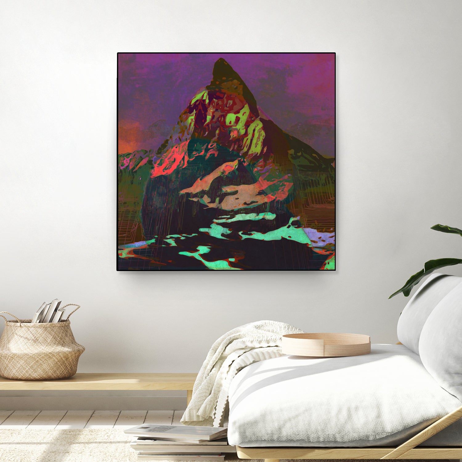 Coloria by Jamison Gish on GIANT ART - fuchsia digital painting