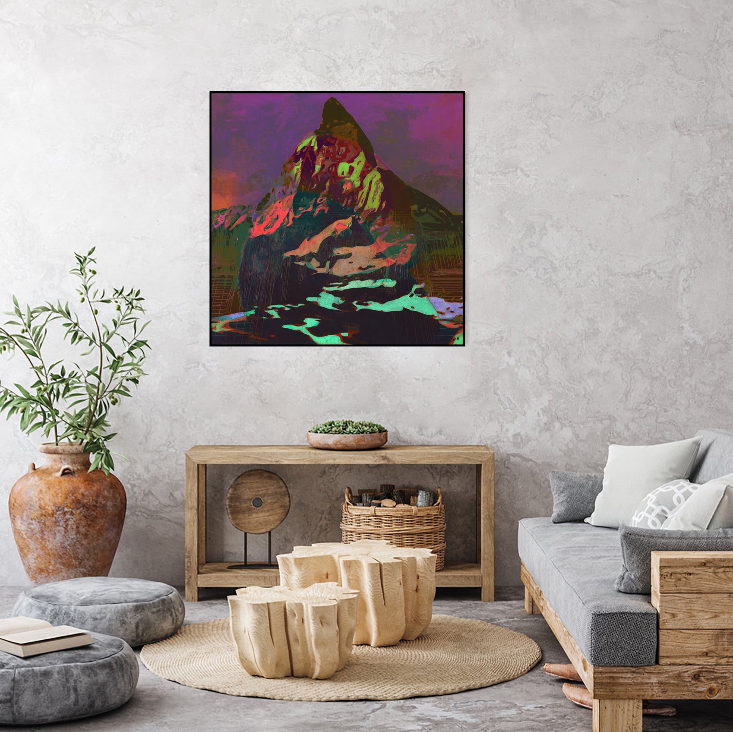 Coloria by Jamison Gish on GIANT ART - fuchsia digital painting